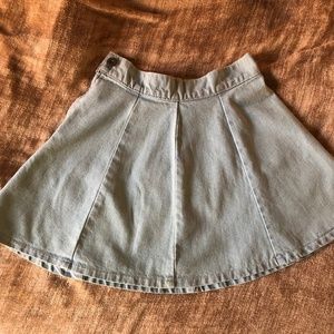 NWT LF Carmar Denim Circle Skirt 24